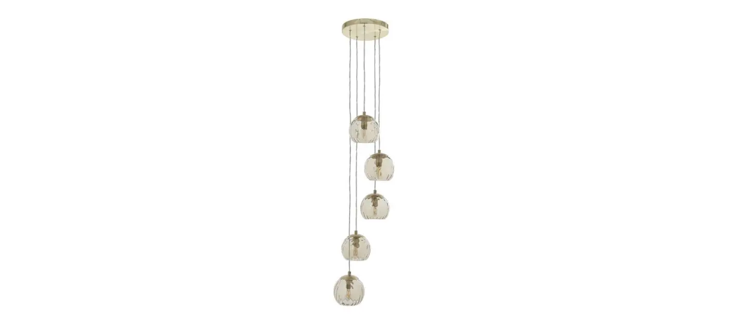 Endon 91972 Dimple 5lt Pendant Massive Lighting Installation Guide