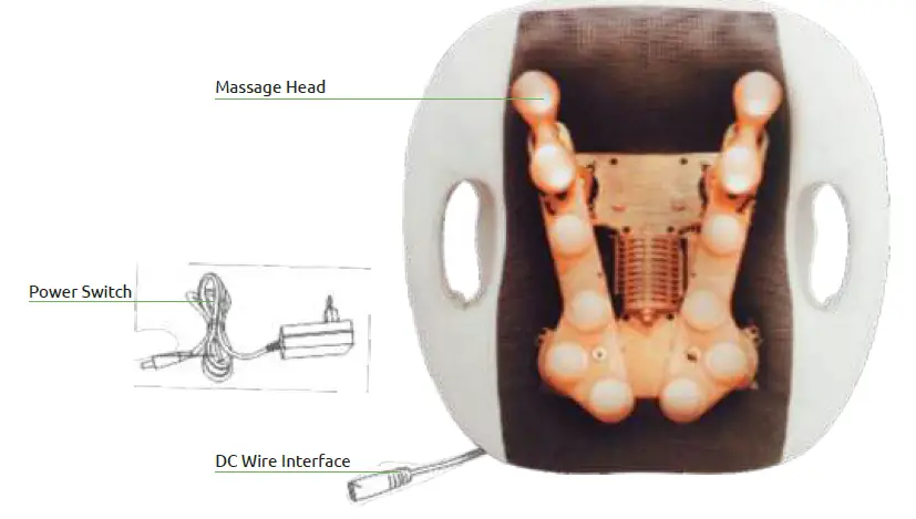 DREAVER Back Massage Cushion 1