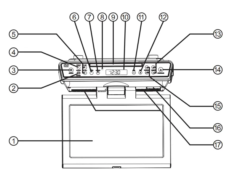 SYLVANIA SKCR2706BT 10.2 Under-Counter Bluetooth(R) Kitchen TV-1