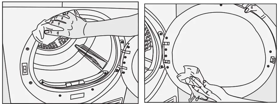 Cylinda TK6180 Fast Condensing Tumbler - Maintenance and cleaning 3