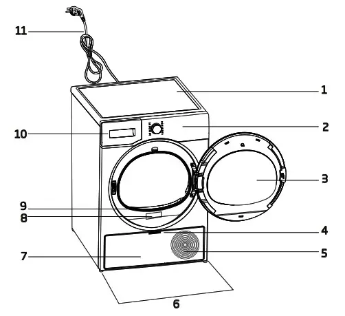 Cylinda TK6180 Fast Condensing Tumbler - Your drying machine