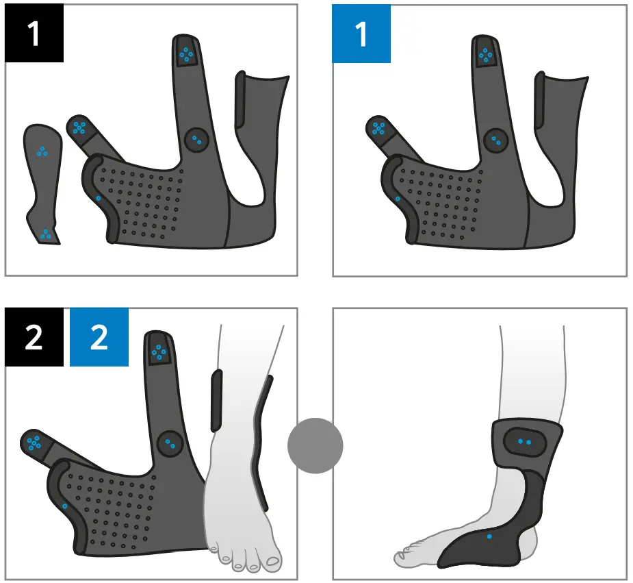DJO AirCast Advanced Ankle Support for Sprains and Strains - FIGURE 1