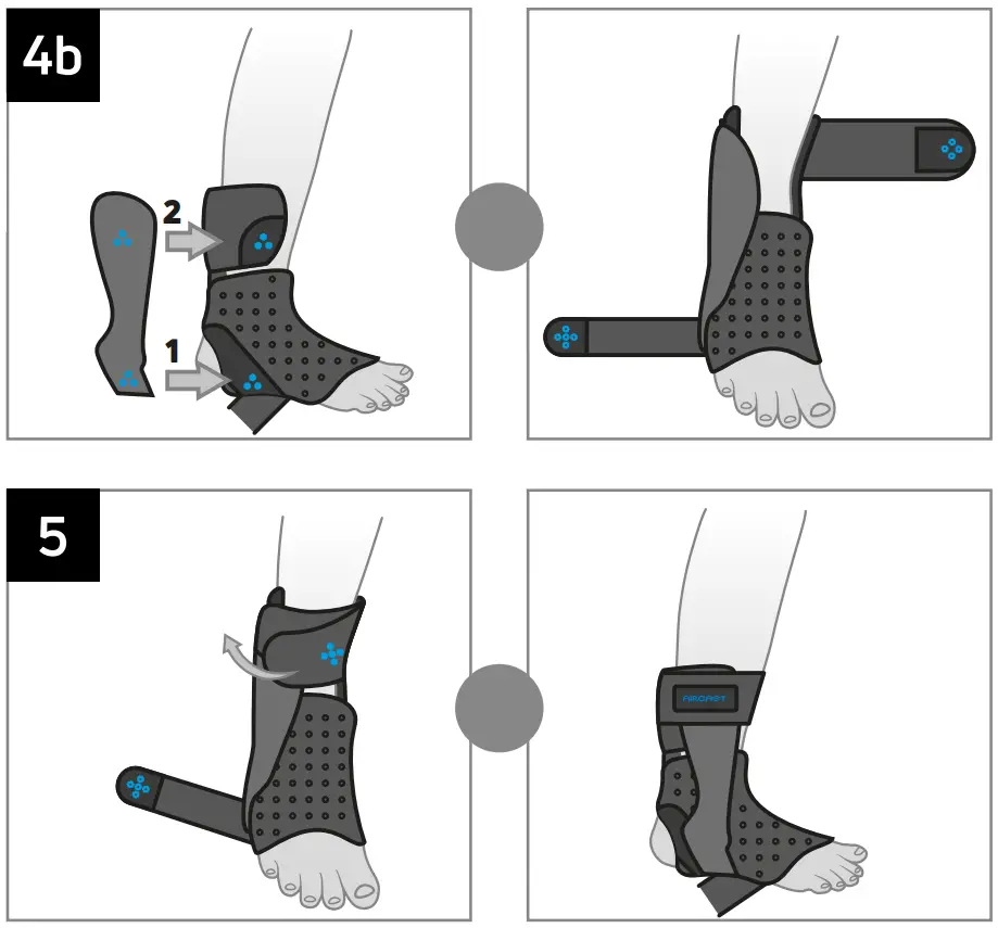 DJO AirCast Advanced Ankle Support for Sprains and Strains - FIGURE 3