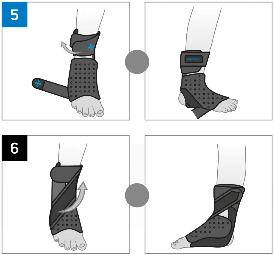 DJO AirCast Advanced Ankle Support for Sprains and Strains - FIGURE 4