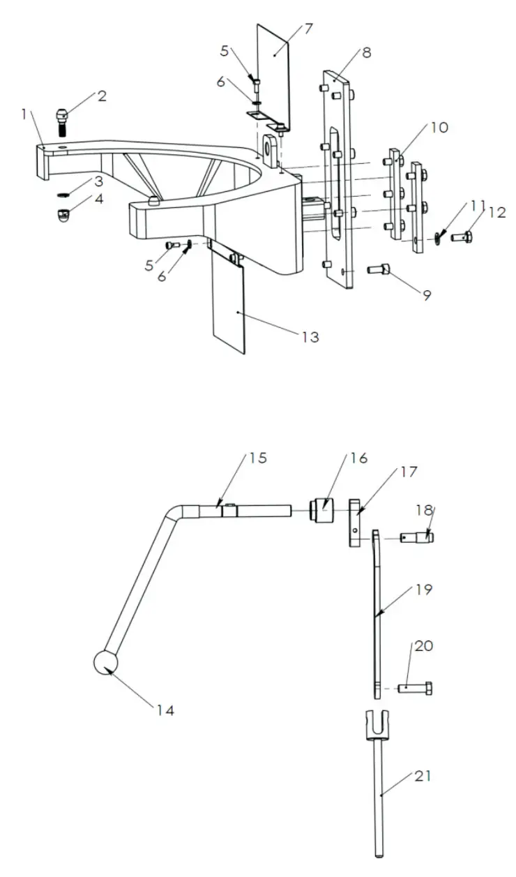 Galaxy Equipment 177GMIX30 Planetary Mixers -Lifting Unit