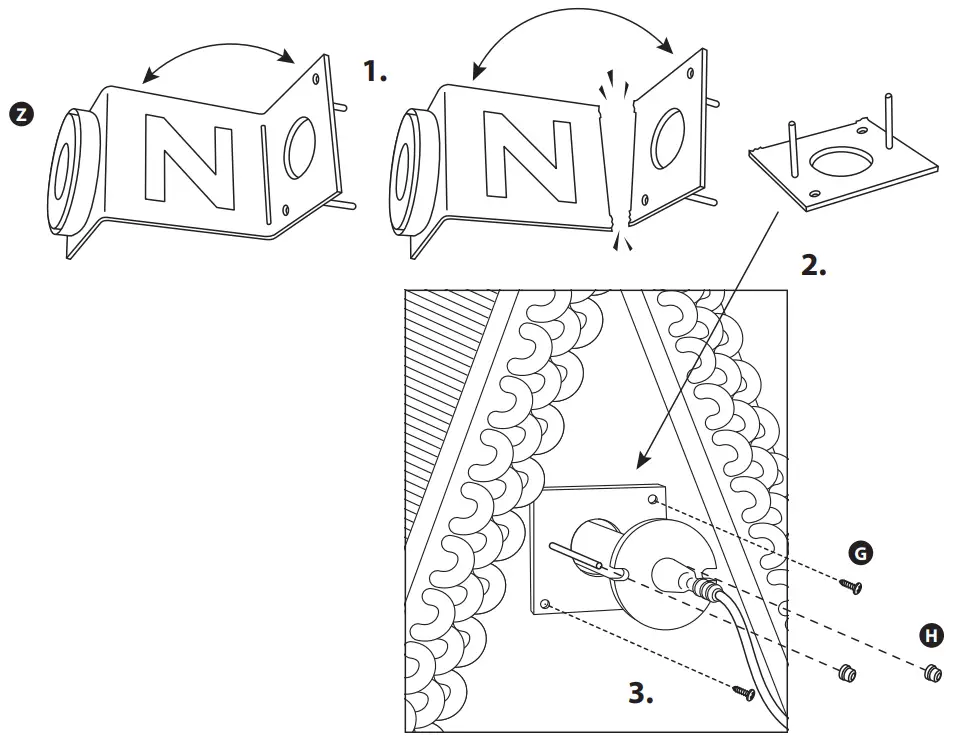 FRESH AIRE UV Blue Tube UV AHU Series Germicidal UV Light - Duct Mount