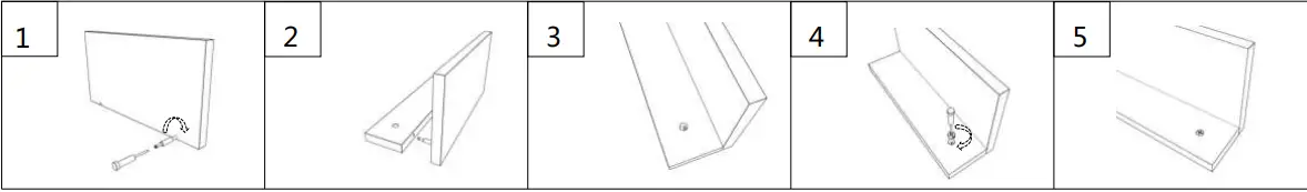 Tidoin-FUG-YDW9-350-Rectangular-4-Shelves-Accent -Bookcase-fig2