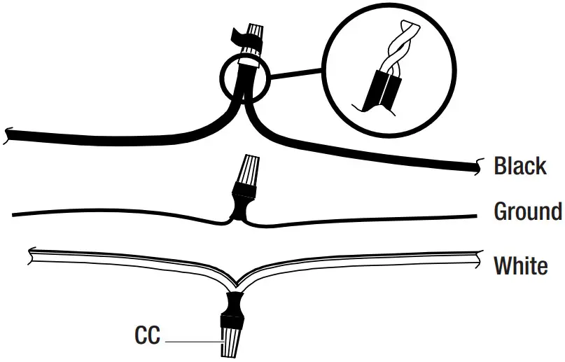 HAMPTON BAY 65143 3 Light Flush Mount - Figure 5