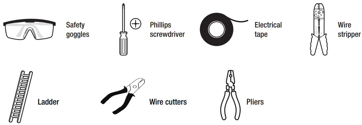 HAMPTON BAY 65143 3 Light Flush Mount - TOOLS REQUIRED