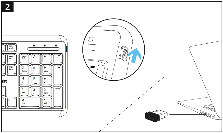 Trust Ody Wireless Silent Keyboard and Mouse Set - FIGURE 2