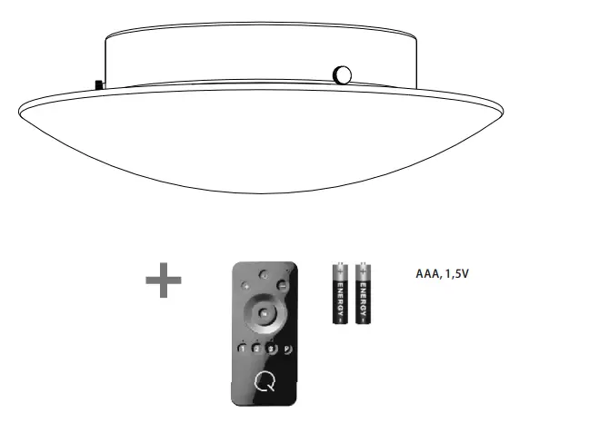 Neuhaus 8103-16 Q-ARKTIS LED Ceiling Light fitting