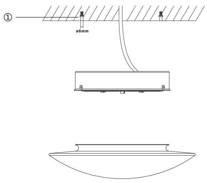 Neuhaus 8103-16 Q-ARKTIS LED Ceiling Light fitting