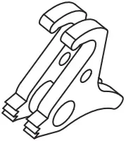 Quick Adjust Shelf Lock Clip