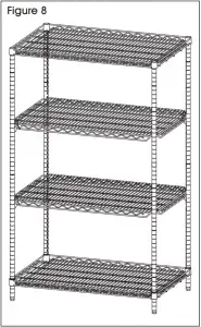 ULINE Quick Adjust Wire Shelving figure 8