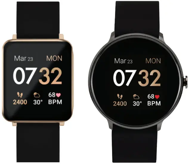 iTOUCH WEARABLES Kendall + Kylie Rose Gold Case Smartwatch