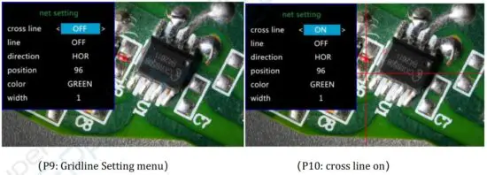 FIG 14 Gridline Setting