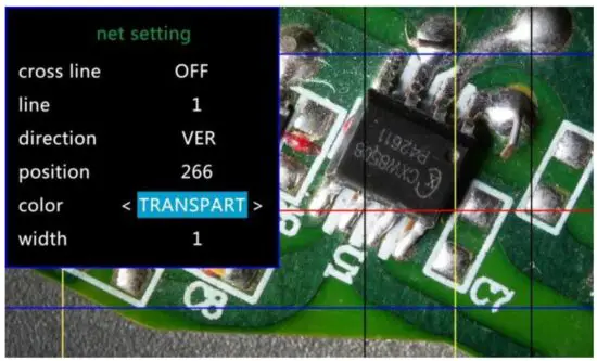 FIG 16 Gridline Setting