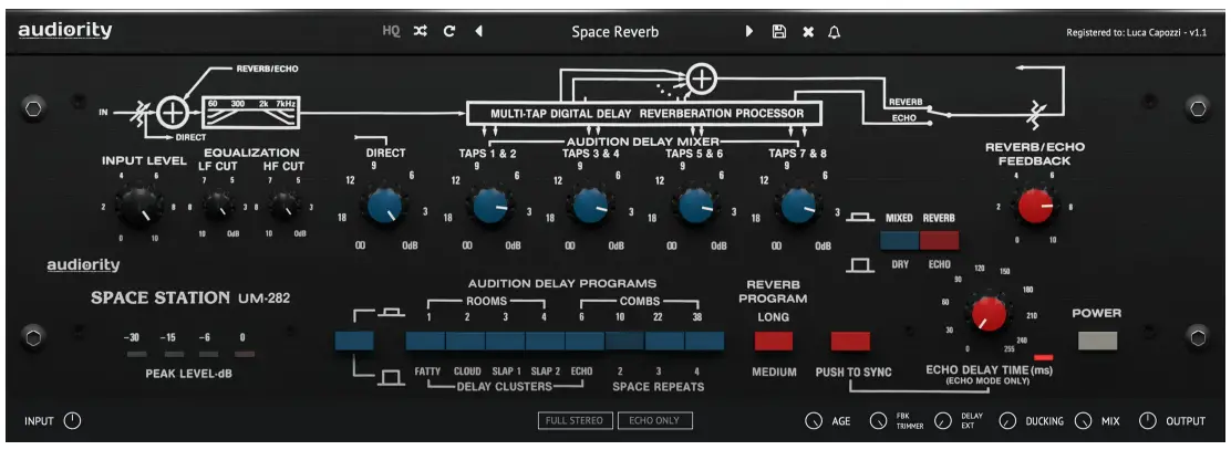 audiority UM 282 Space Station - Plugin Parameters