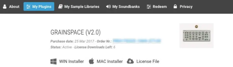 audiority UM 282 Space Station - submitting the code