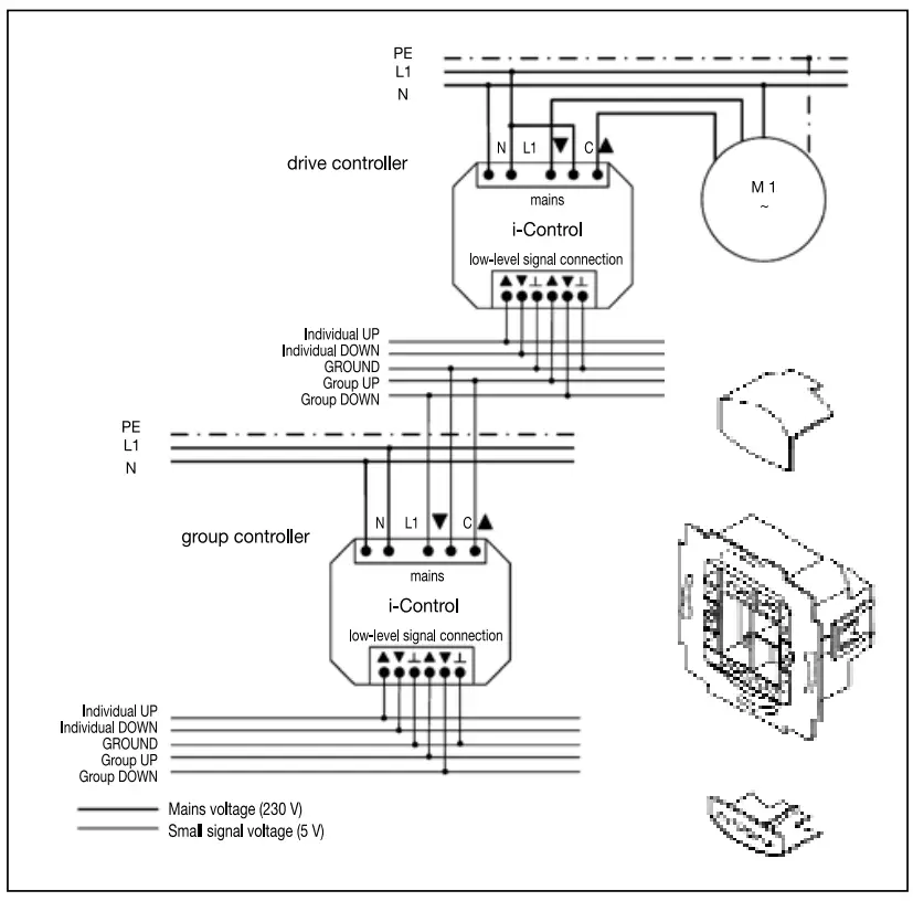 SELVE 298730 i-R Control Radio Control Device 
 Installation/connection