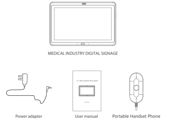 ELC-WH1012T-10.1-Inch-Medical-Industry-Digital-Signage-FIG-1