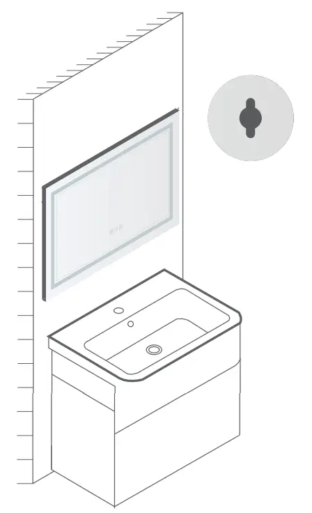 HOMEDEPOT SXB2347 47.24 Inch H Rectangular Frameless Anti-Fog Dimmable Wall Bathroom Vanity Mirror - fig 4