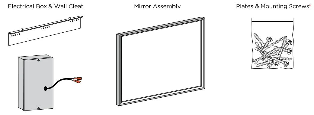 Radiance Lighted Electric Mirror - 1