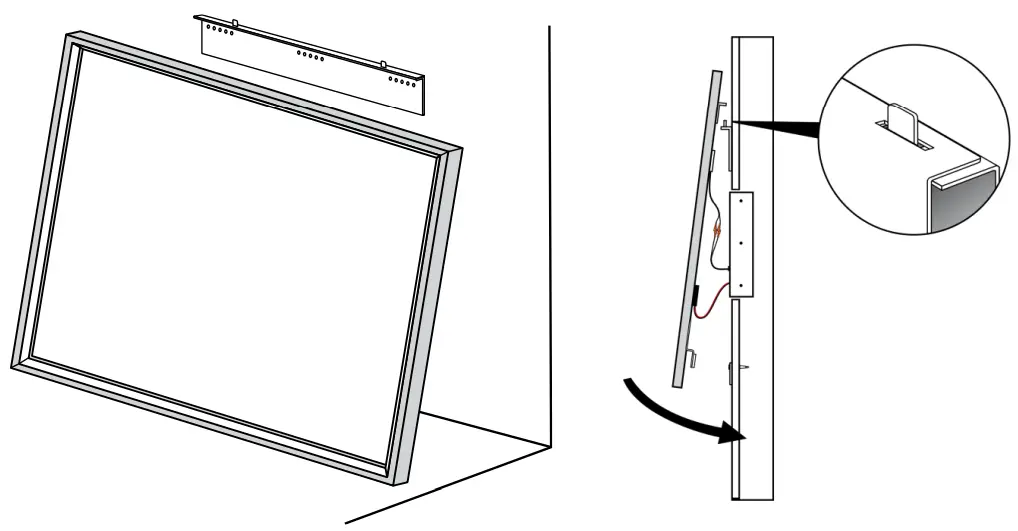 Radiance Lighted Electric Mirror - 12