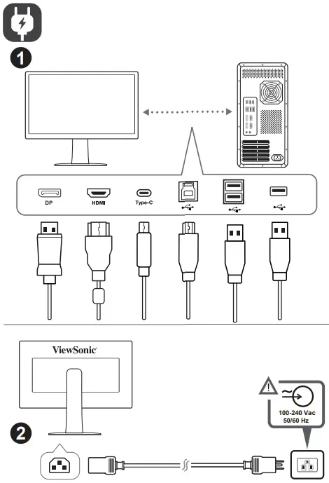 ViewSonic VP2456 24 FHD Pantone Factory Pre-Calibrated Monitor-FIG4