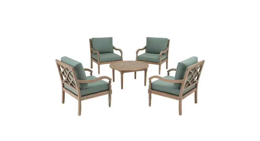 Home Decorators Collection Frn-800911-tt2 Lakewood 36 Inch Teak Outdoor Coffee Table User Guide