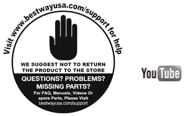 Bestway SALUSPA AirJet Inflatable Hot Tub Spa - fig