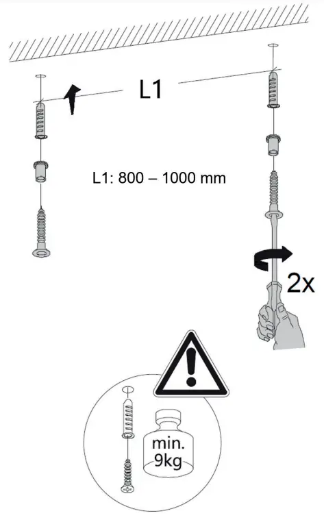 BRAINLIT LOKE Pendant UP and Down 120 Light - fig 2