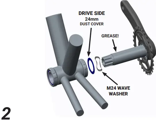 PRAXIS M24 2x11 Speed Chainset-fig4