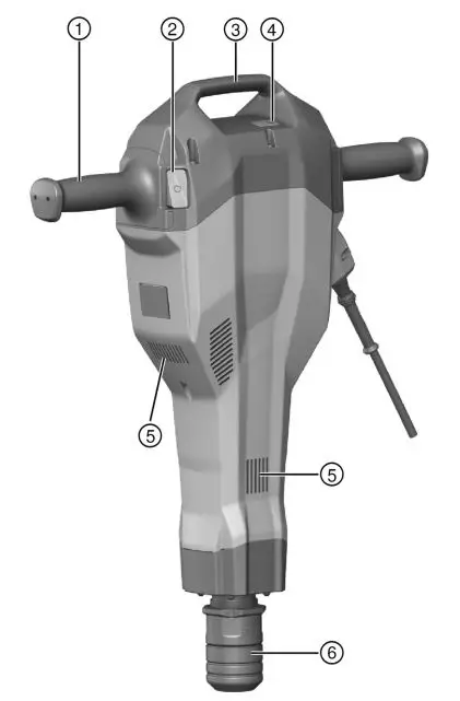 HILTI TE 2000-AVR Cordless Demolition Hammers User Manual - Overview of the TE 2000-AVR