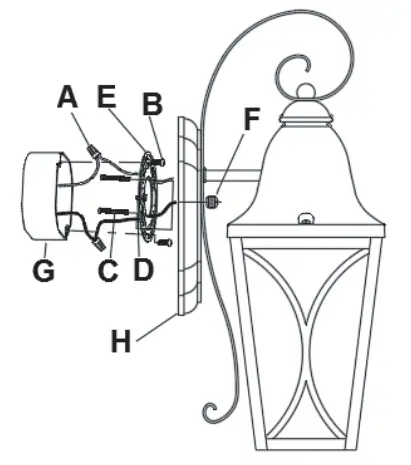 Signature Hardware 440656 Cardigan Outdoor Wall Sconce Light - fig 1