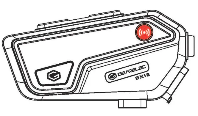 GEARELEC GX10 Helmet Bluetooth Intercom System - parts 2