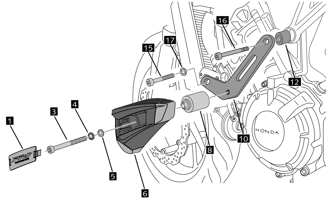 Puig HONDA CB650F Generation Windscreen - fig
