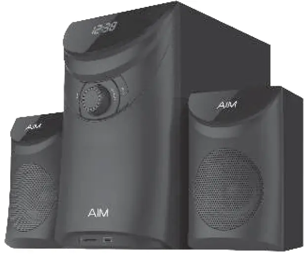 AiM MM500.1 2.1 Multimedia System With Subwoofer PRODUCT