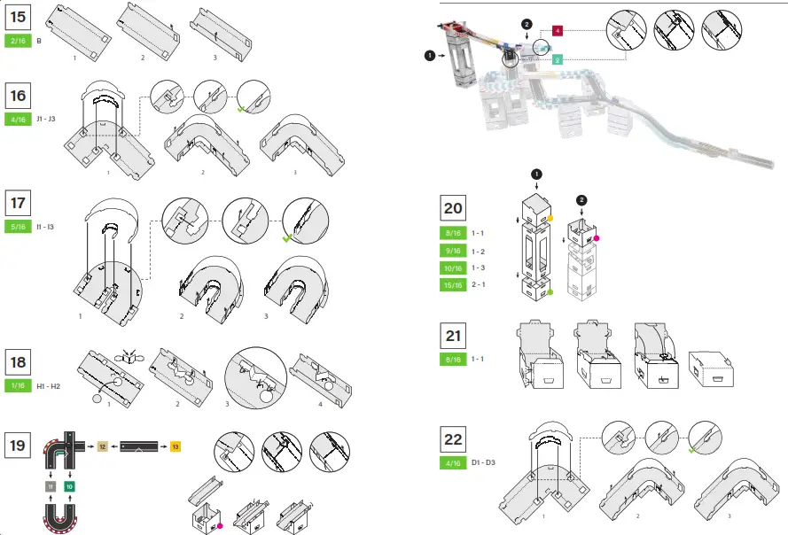 MARBLE RACETRAX 869027 Race Track Starter Set - 7