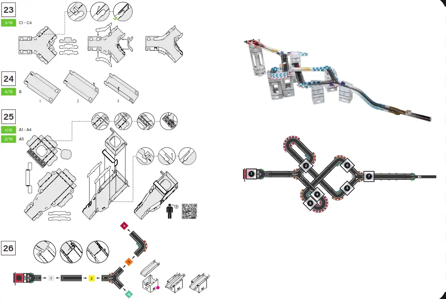 MARBLE RACETRAX 869027 Race Track Starter Set - 8