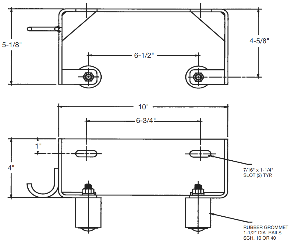 PENTAIR Myers SRA Lift Out Rail System - FIG 4