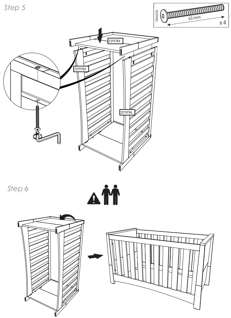 CuddleCo Isla Cot Bed - fig 4
