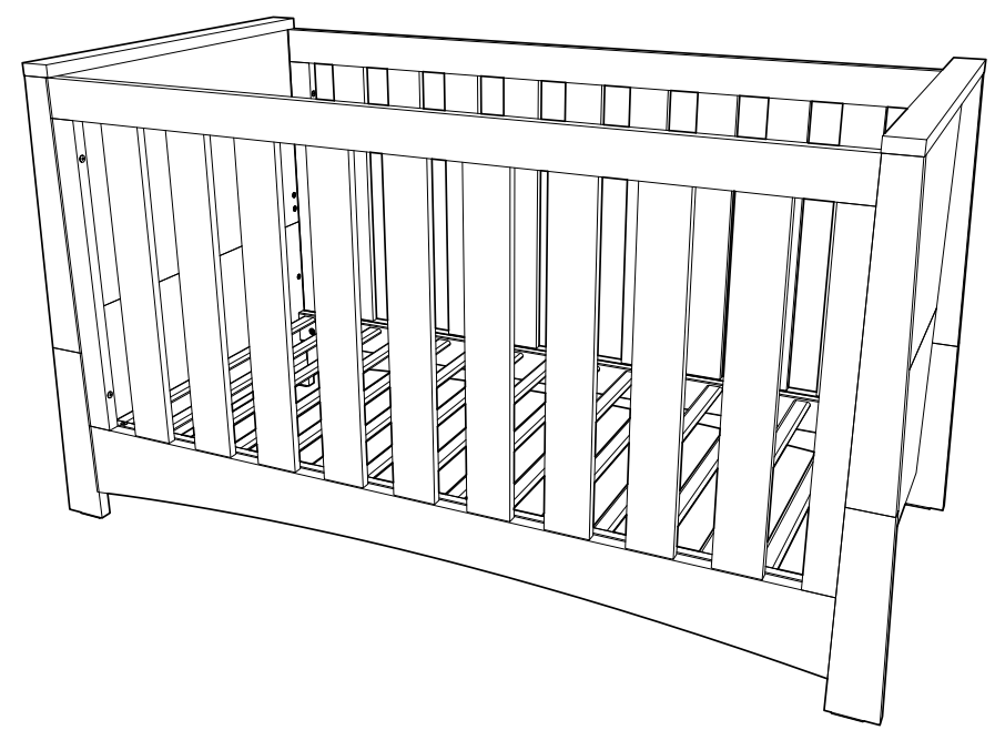 CuddleCo Isla Cot Bed