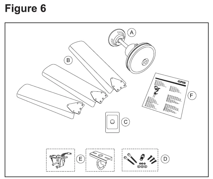 CLIPSAL P4JH1400AL-WE Airflow Ceiling Fan 3
