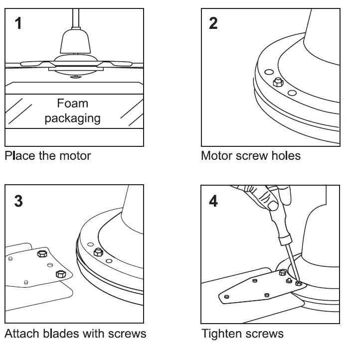 CLIPSAL P4JH1400AL-WE Airflow Ceiling Fan 4