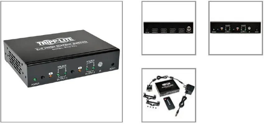 TRIPP-LITE-B119-2X2-2x2-HDMI-Matrix-Switch-with-Remote-Control-fig-1