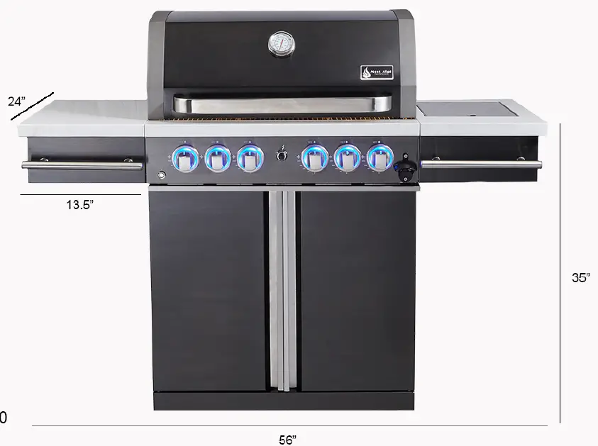 Mont Alpi MAi-805-D Series BBQ Deluxe Grills 15