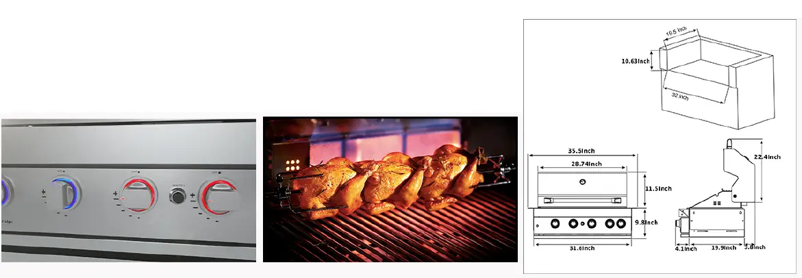 Mont Alpi MAi-805-D Series BBQ Deluxe Grills 20