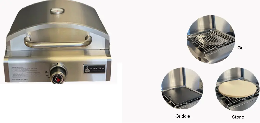 Mont Alpi MAi-805-D Series BBQ Deluxe Grills 26
