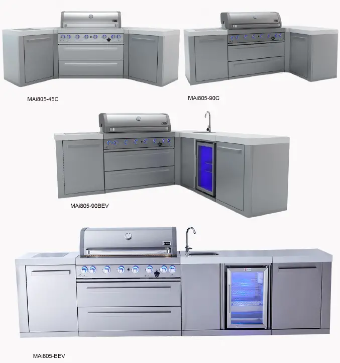 Mont Alpi MAi-805-D Series BBQ Deluxe Grills 6